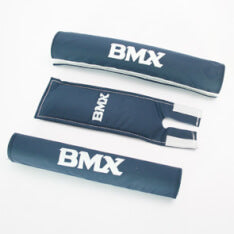 pads BMX junior foam blauw 3-delig