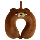 Relaxeazzz beer pluche memory foam nekkussen
