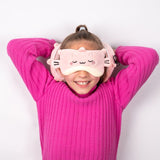 Ty relaxeazzz adoramals puff de kogelvis rond reiskussen slaapmasker