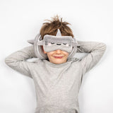 Ty relaxeazzz adoramals archie de haai rond reiskussen slaapmasker