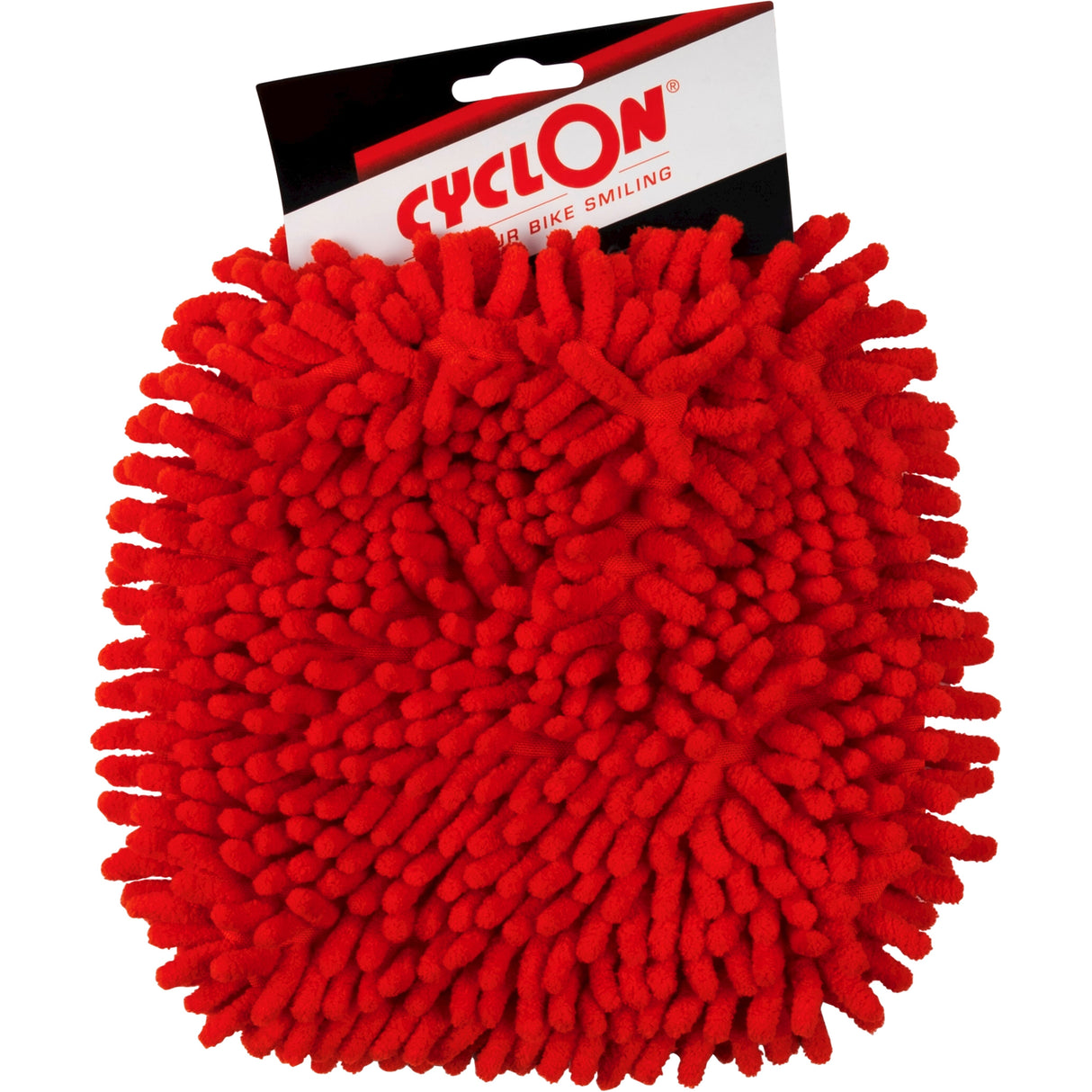 washandschoen microvezel rood