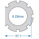 Cycplus cyclus gereedschap power.tool 2-zijdig t8 37.1 t12 24.0