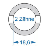 Cycplus cyclus gereedschap power.tool 2-zijdig t2 18.6 t4 19.2