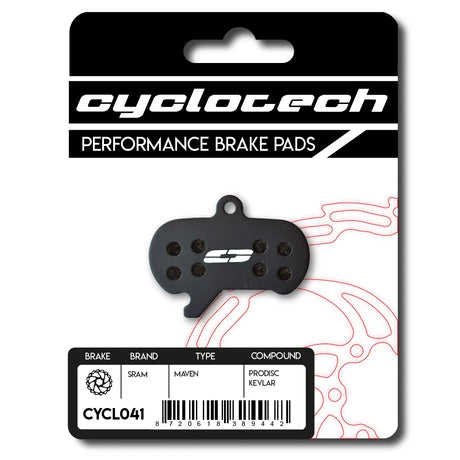 Cyclo tech schijfremblok prodisc kevlar sram maven