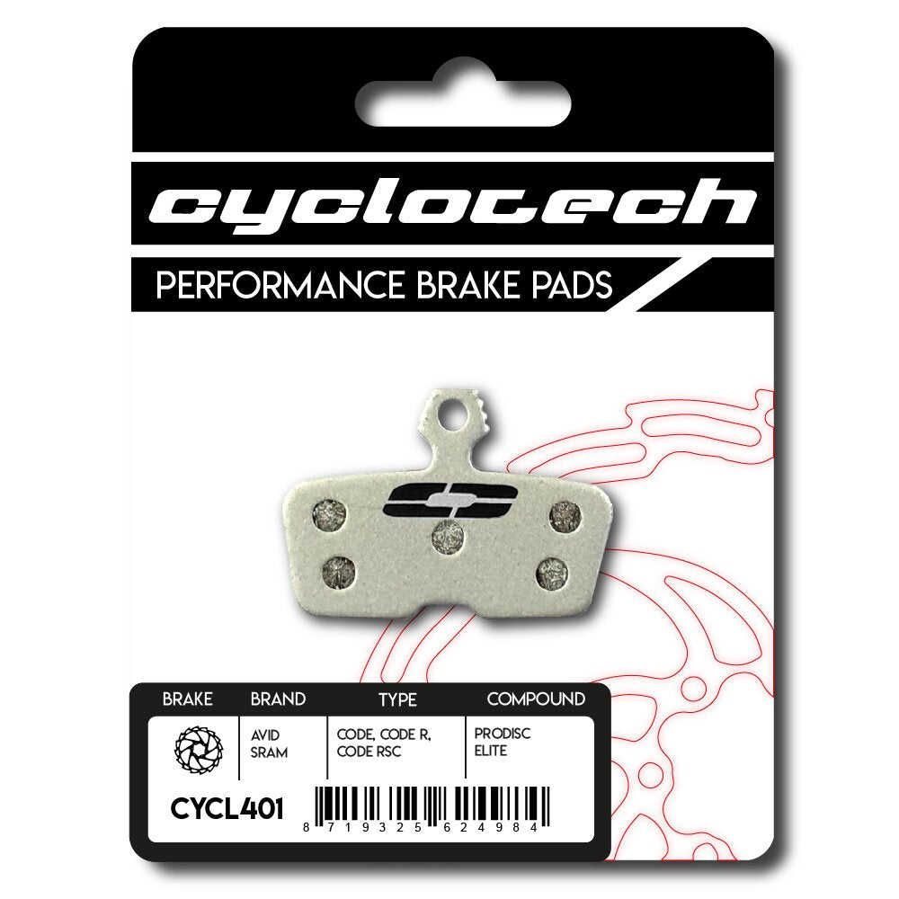 Cyclo tech schijfremblok prodisc elite sram code