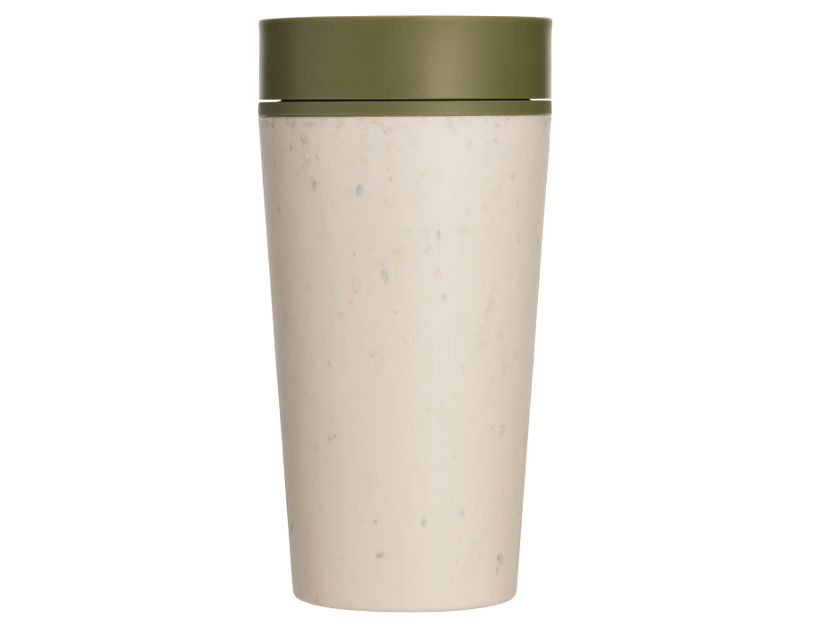 Circular Co. Koffiebeker Circular Cup 340 ml Creme Groen