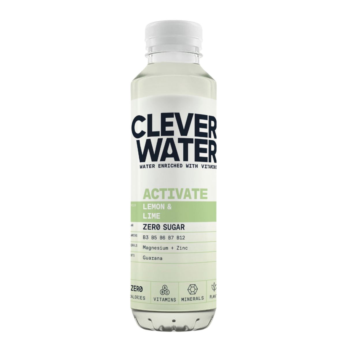 Clever water activate lemon lime (12x 500ml)