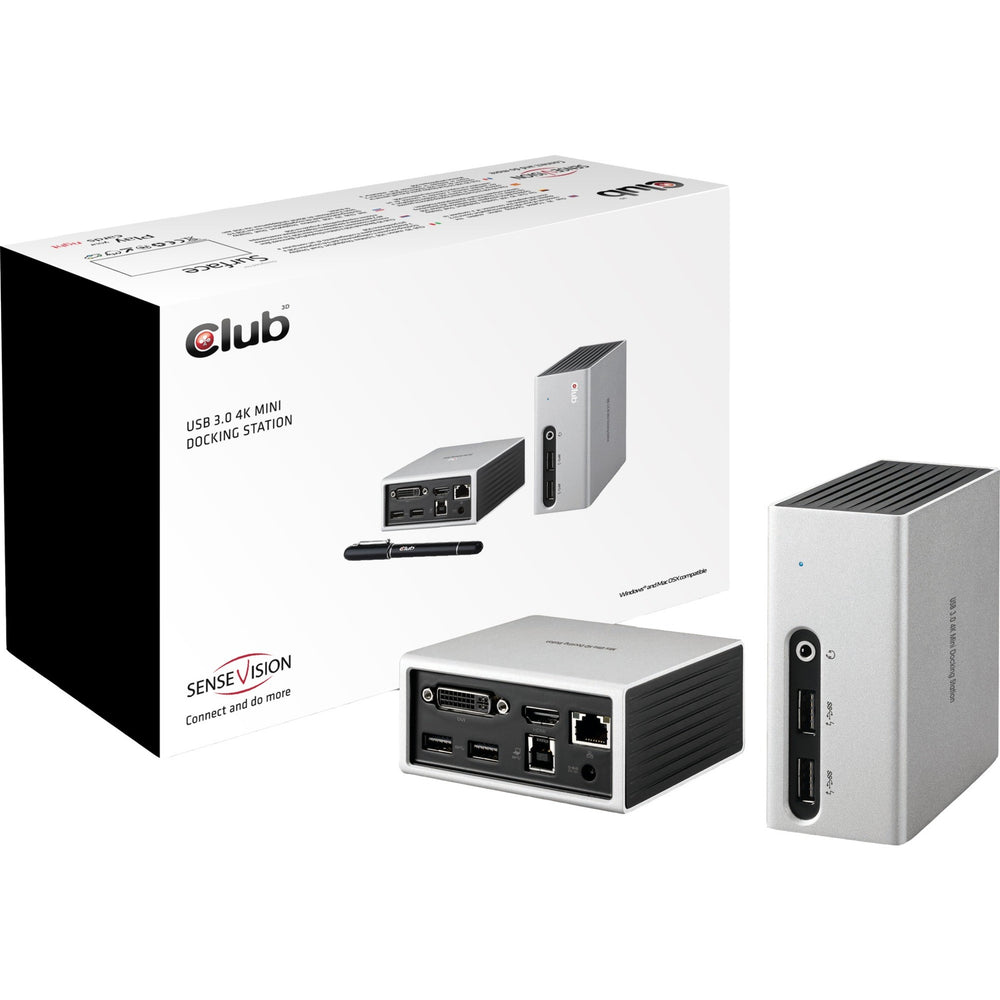 Club 3D USB 3.2 Gen 1 4K UHD Mini Docking Station