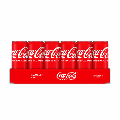 Coca-cola regular blik (24x 33cl) + fanta regular (24x 33cl)