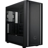 Cooler master masterbox 600 lite midi tower behuizing (zwart | 2x usb-a | 1x usb-c | rgb | tempered glass)