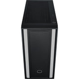 Cooler master masterbox 600 lite midi tower behuizing (zwart | 2x usb-a | 1x usb-c | rgb | tempered glass)