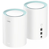 Cudy ac1200 gigabit mesh wi-fi system (3-pack) mesh router (wit)
