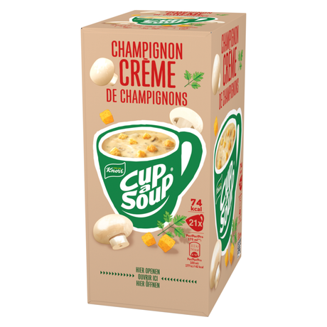 Cup-a-soup knorr champignon créme (21x 175 ml)