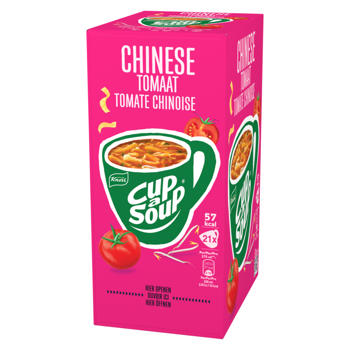 Cup-a-soup knorr chinese tomaat (21x 175 ml)