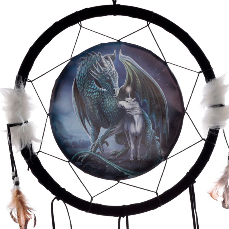 Lisa parker beschermer van magie draak dromenvanger 33cm