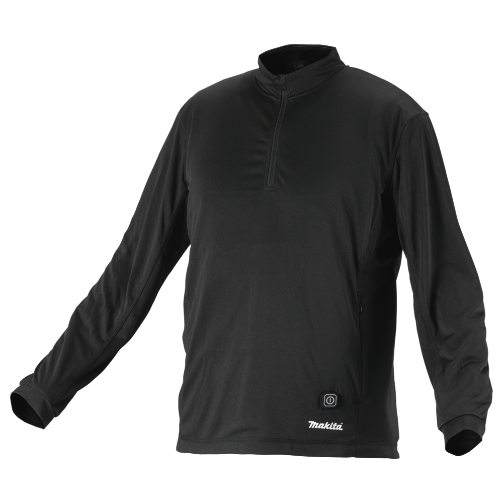 Makita verwarmd ondershirt met rits m - dcx201bm