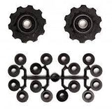 derailleurwieltjes 10 tanden 8S zwart 2 stuks