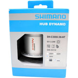 Shimano Dynamo Naaf 100 36 Zilver Dh-C3000 6V 3.0W Moer