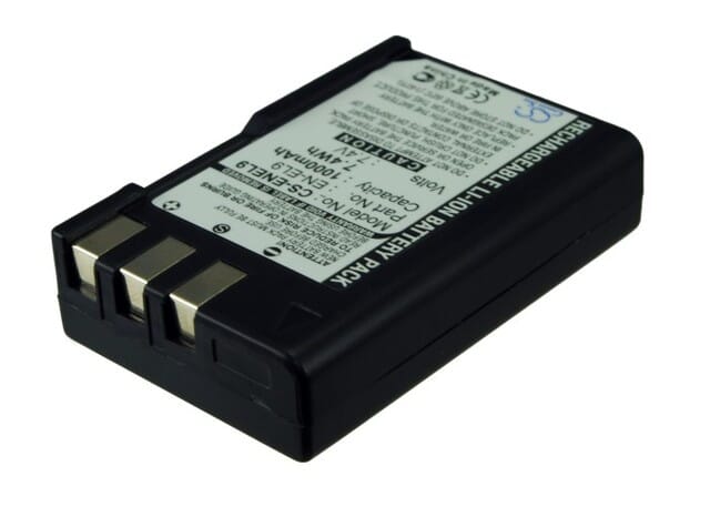 Blu-basic digitale camera accu 7.4v 1000mah li-ion voor nikon