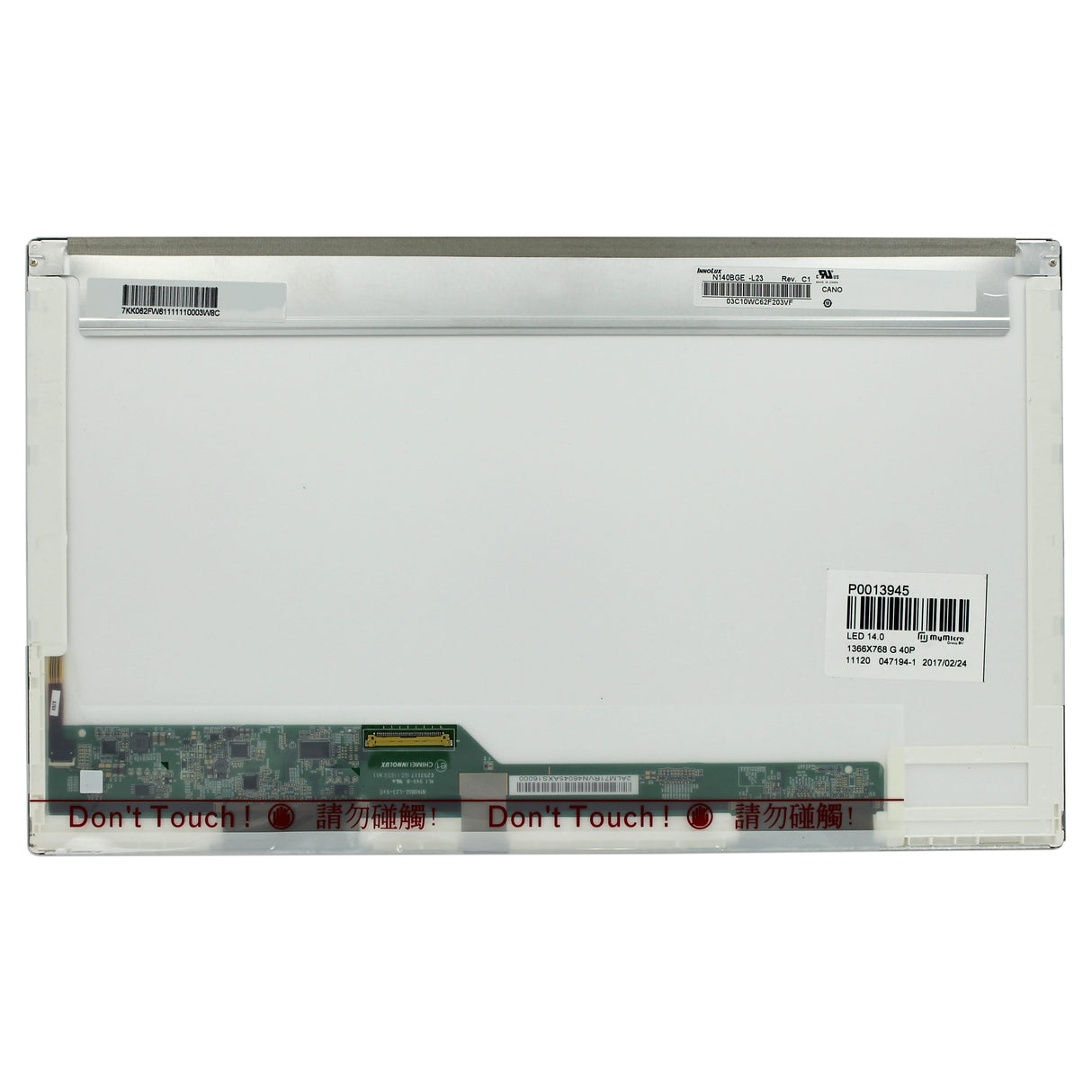 OEM 14.0 inch LCD Scherm 1366x768 glans 40Pin