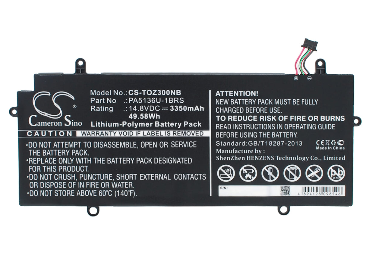 Replacement laptop accu 3350mah