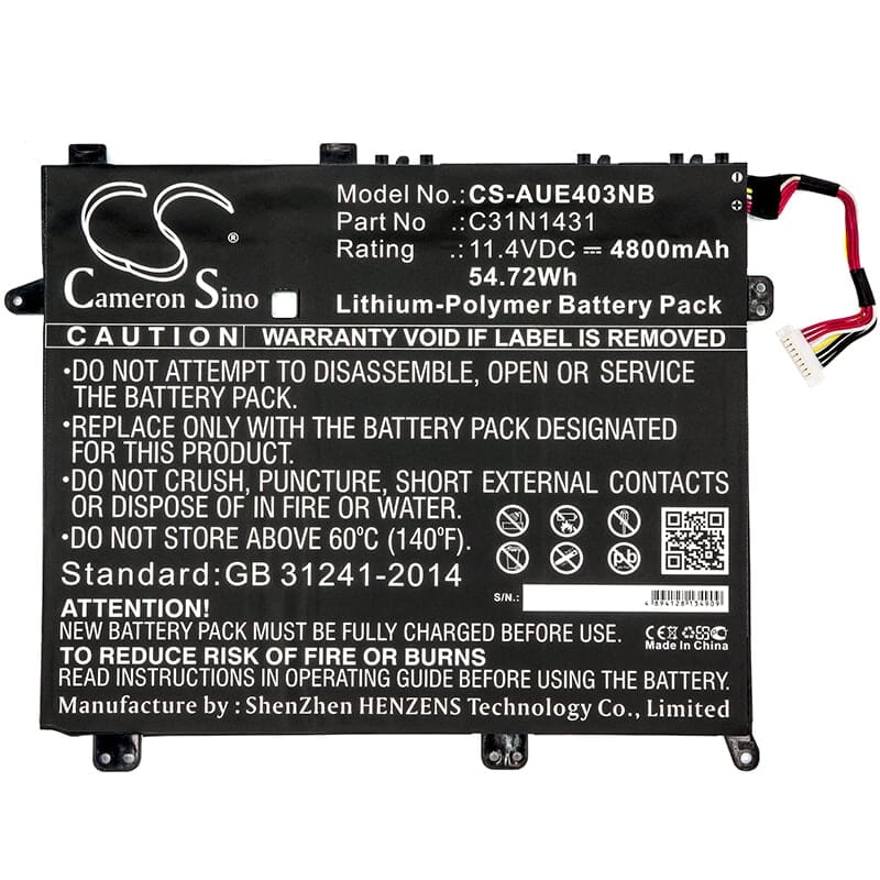 Replacement Laptop Accu 4800mAh