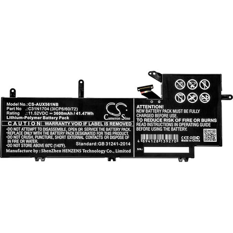 Replacement Laptop Accu 3600mAh