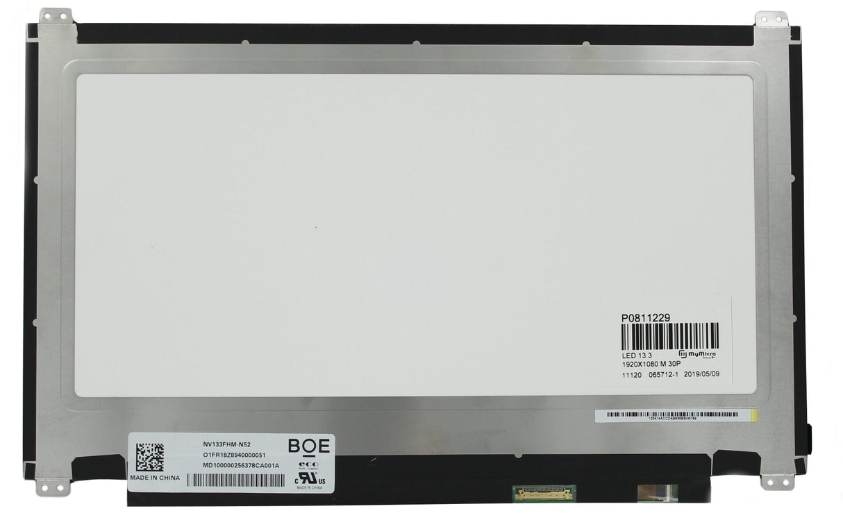 13.3 inch lcd scherm 1920x1080 mat 30pin edp, ips
