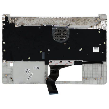 Ty hp laptop toetsenbord qwer us + top cover - zilver
