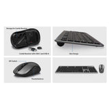 Act draadloze set met toetsenbord en muis (qwerty us layout)