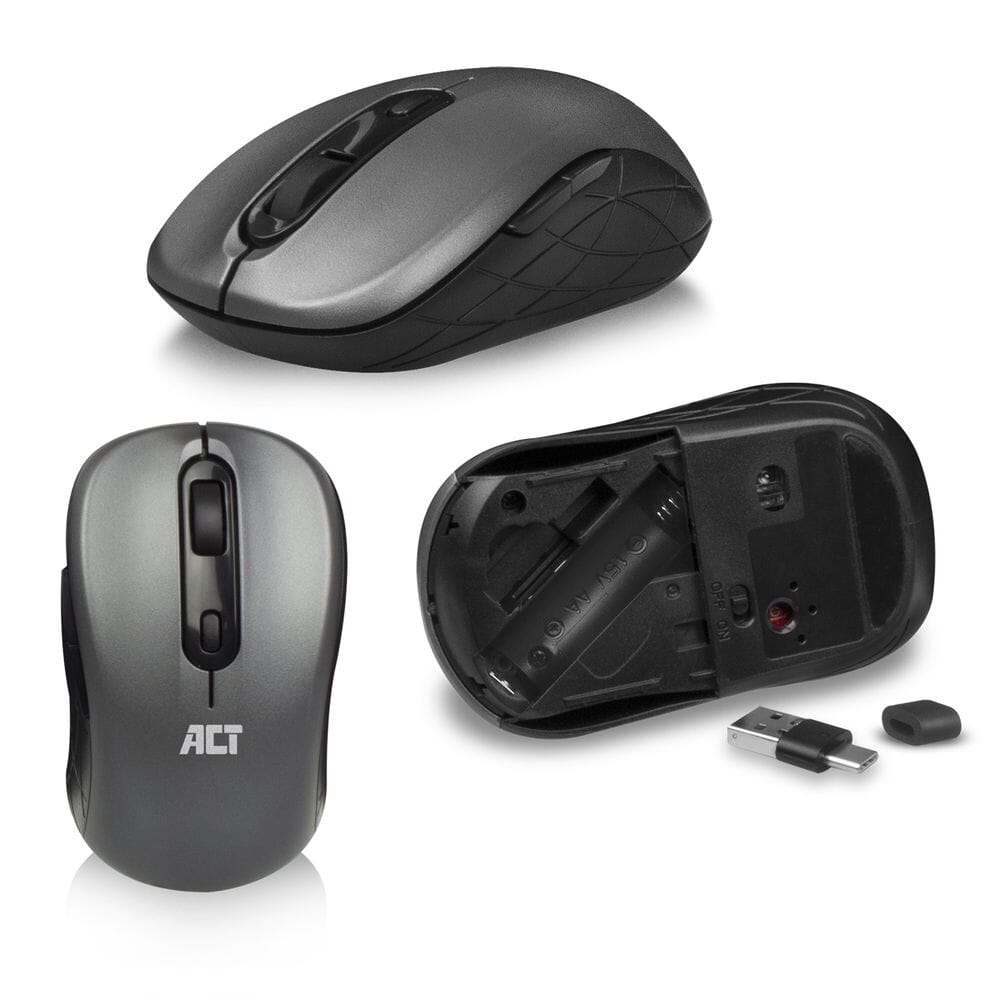 Act draadloze set met toetsenbord en muis (qwerty us layout)