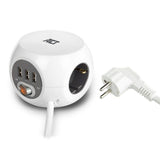 Act vierkante stekkerdoos (pdu) met 3 sockets type f 1,5m