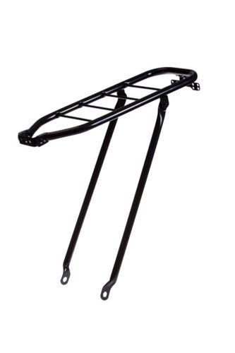 Steco achterdrager 28 inch aldo 50cm glans zwart 6mm