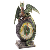 Geode draak mantel klok