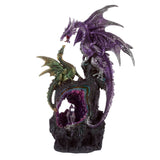 Dark legends amethist kristal draak