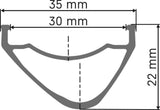 Dt swiss hx 1700 spline 30 29 cl boost front wheel