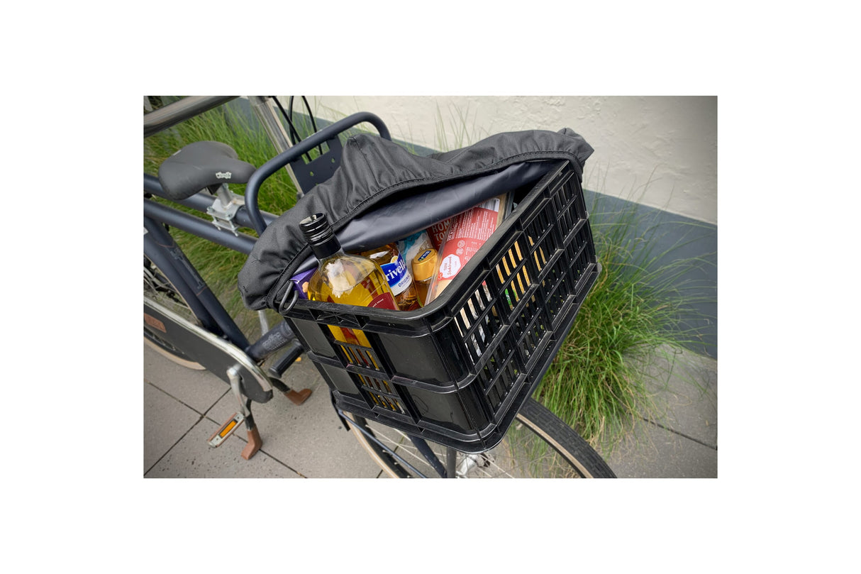 DS Covers Fietskrathoes M 35x45 cm zwart