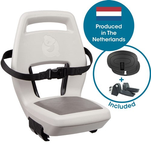 Qibbel achterzitje junior pebble grey q365