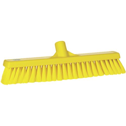 Vikan bezem medium 400mm geel