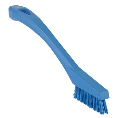 Vikan precisieborstel blauw zeer hard 220x25x12 mm