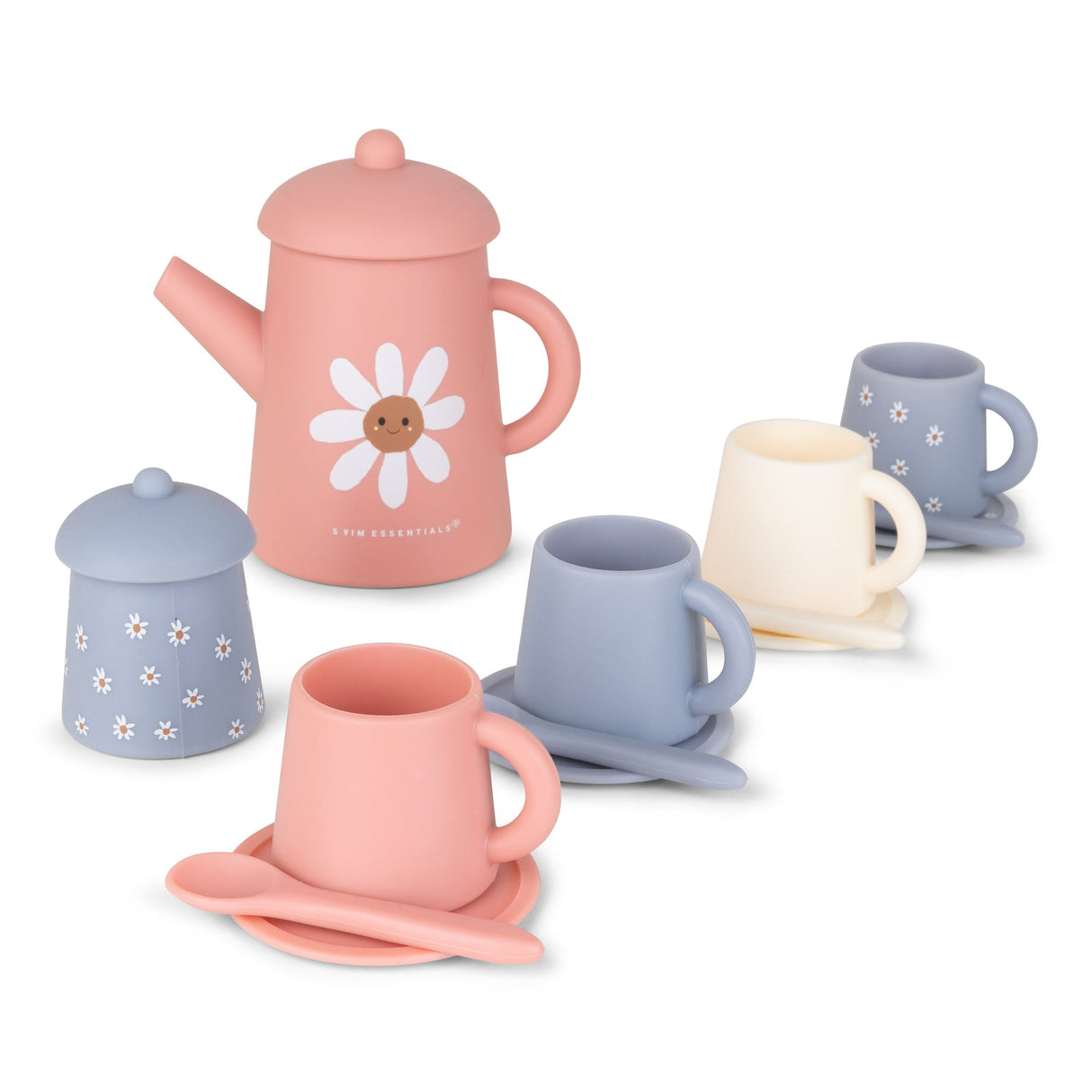 Daisy flower | meerkleurige thee speelset