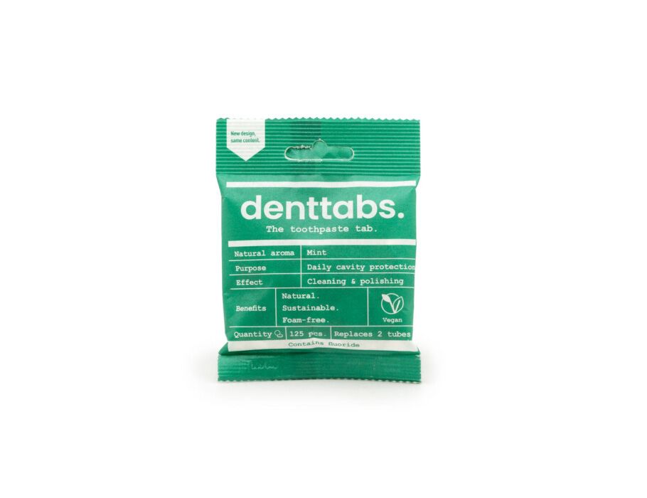 Denttabs Tandpasta Tabletten Met Fluor Mint