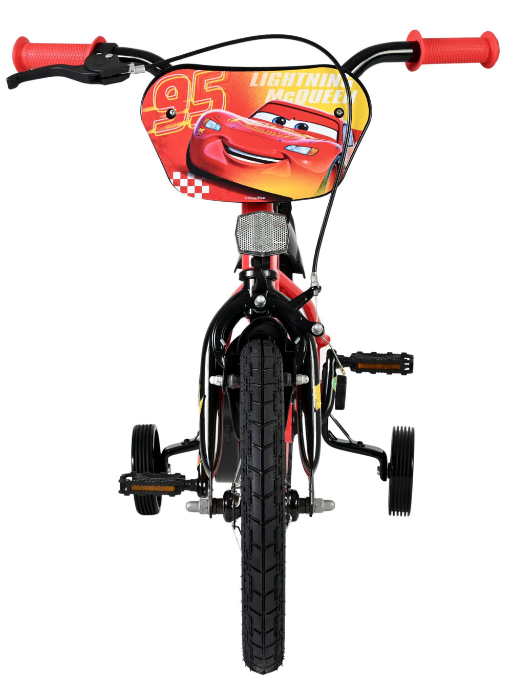 Disney autos disney cars kinderfiets - jongens - 14 inch - rood
