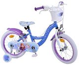 Disney Frozen 2 Kinderfiets Meisjes 16 inch Blauw Paars Twee handremmen