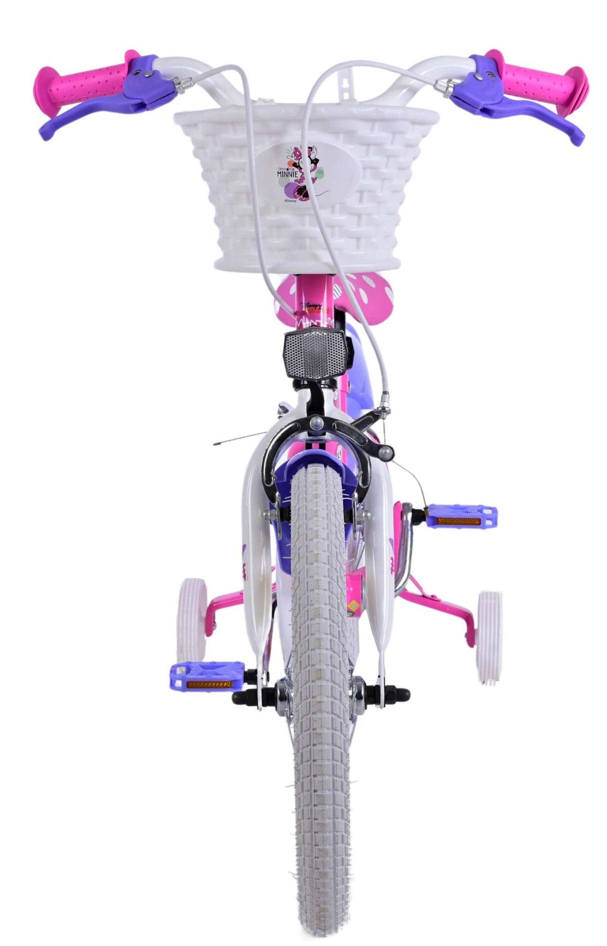 Disney Minnie Kinderfiets Meisjes 16 inch Roze Twee handremmen