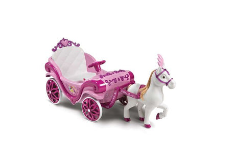 Disney prinzessin disney princess paard met koets - elektrische ride-on