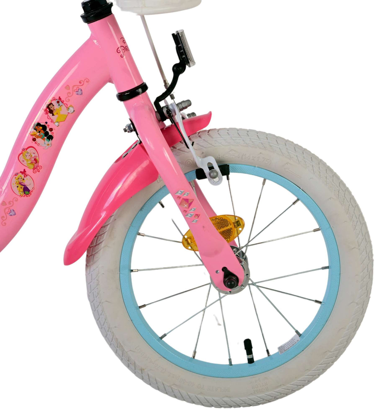 Disney princess kinderfiets - meisjes - 14 inch - roze