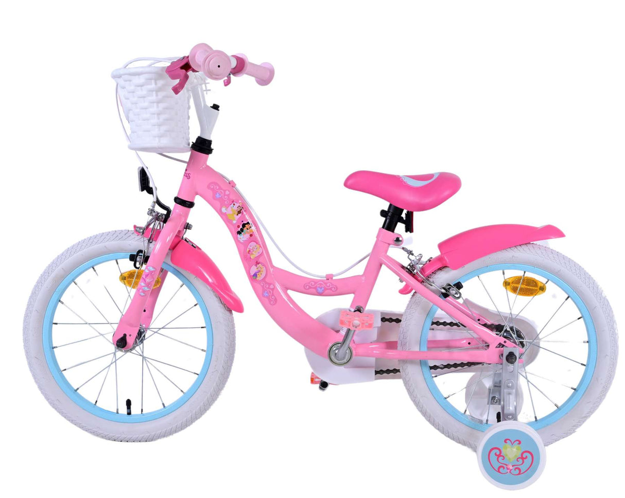 Disney Princess Kinderfiets Meisjes 16 inch Roze Twee Handremmen