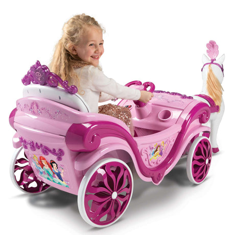 Disney prinzessin disney princess paard met koets - elektrische ride-on