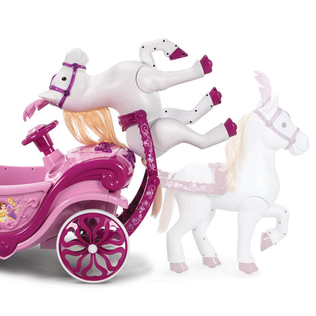 Disney prinzessin disney princess paard met koets - elektrische ride-on